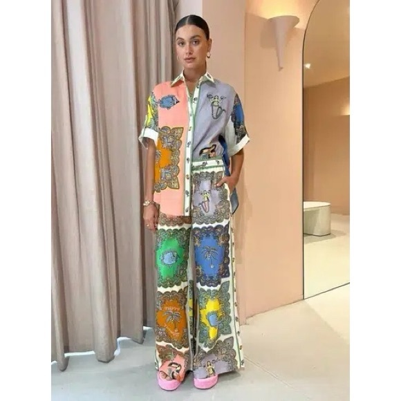 Like Alemais Trippy Troppo Shirt and Pant Set - Picture 2 of 4